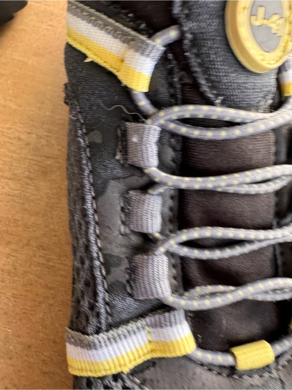 J-41 Water Ready‎ Shoes Womens 8.5 Black Gray Yellow Slip On Outdoor